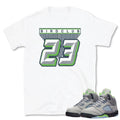 Retro 5 Green Bean Shirt - Sneaker Tees to match Air Jordan Sneakers
