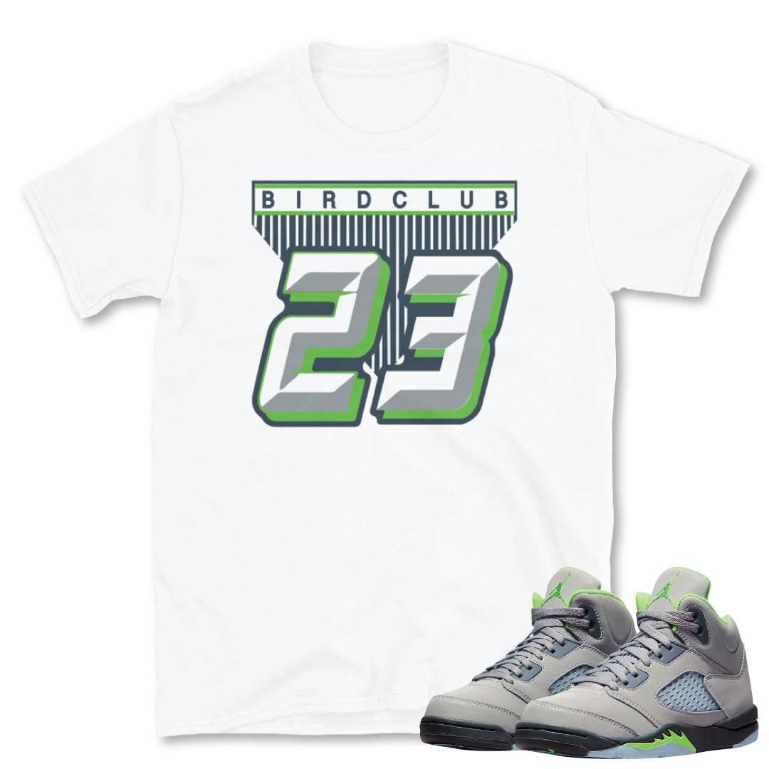 Retro 5 Green Bean Shirt - Sneaker Tees to match Air Jordan Sneakers