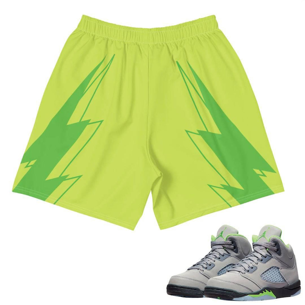 Retro 5 Green Bean Shorts - Sneaker Tees to match Air Jordan Sneakers