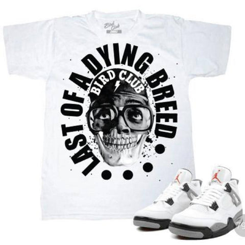 Retro 4 Cement matching shirt - Sneaker Tees to match Air Jordan Sneakers