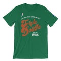 Triple Double Basketball Leather print - Sneaker Tees to match Air Jordan Sneakers
