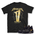 Gold Foamposite Sneaker Tee - Sneaker Tees to match Air Jordan Sneakers