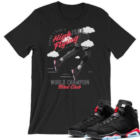 Jordan 6 Infrared Sneaker tee - Sneaker Tees to match Air Jordan Sneakers