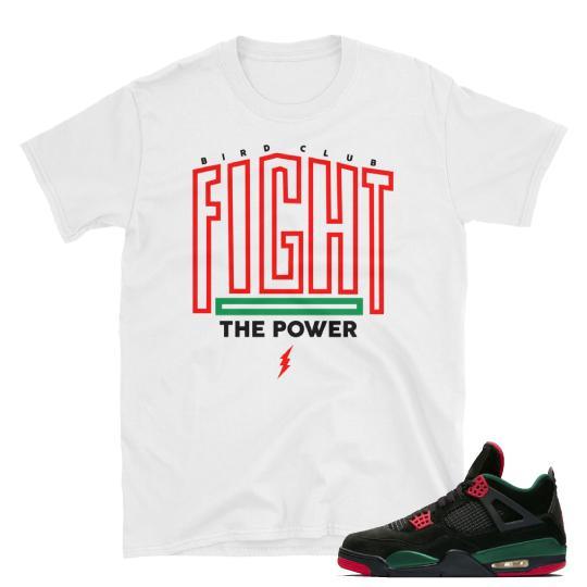 Jordan retro 4 Do the right thing Sneaker Tees - Sneaker Tees to match Air Jordan Sneakers