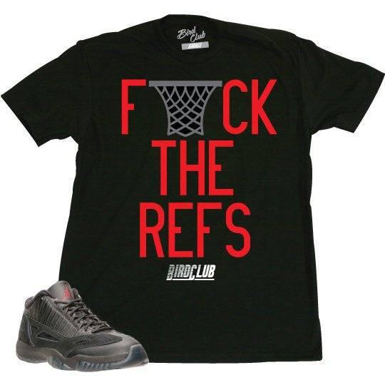 Referee Jordan 11 shirt - Sneaker Tees to match Air Jordan Sneakers