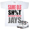 Air Jordan 3 shirt Infrared - Sneaker Tees to match Air Jordan Sneakers