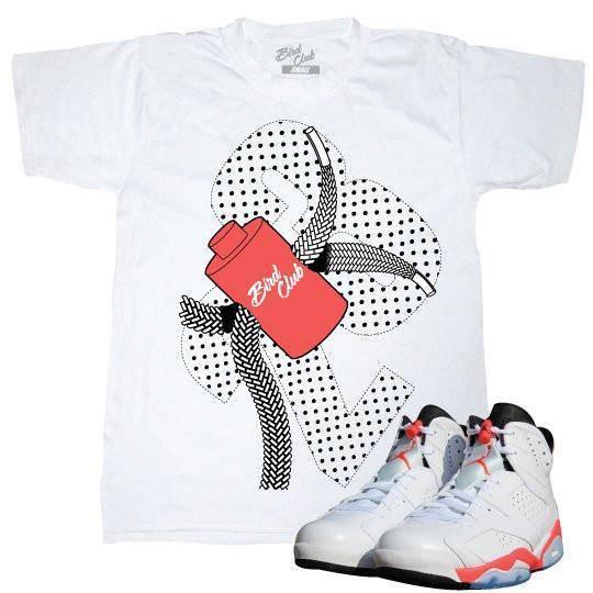 Air Jordan 6 shirt Infrared - Sneaker Tees to match Air Jordan Sneakers