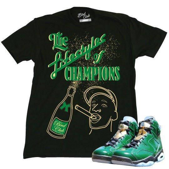 Air Jordan 6 tee | Champagne shirt - Sneaker Tees to match Air Jordan Sneakers