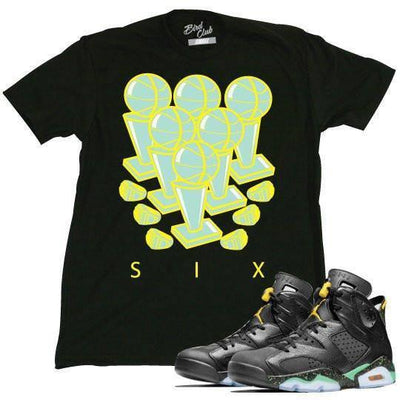 Air Jordan 6 tee | Brazil shirt - Sneaker Tees to match Air Jordan Sneakers