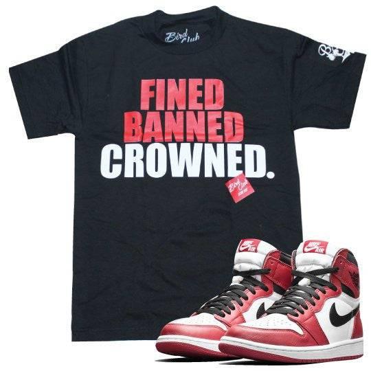 Retro 1 OG Sneaker Tees - Sneaker Tees to match Air Jordan Sneakers