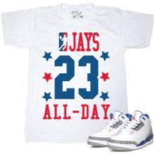 Air Jordan 3 tee | All Star shirt - Sneaker Tees to match Air Jordan Sneakers
