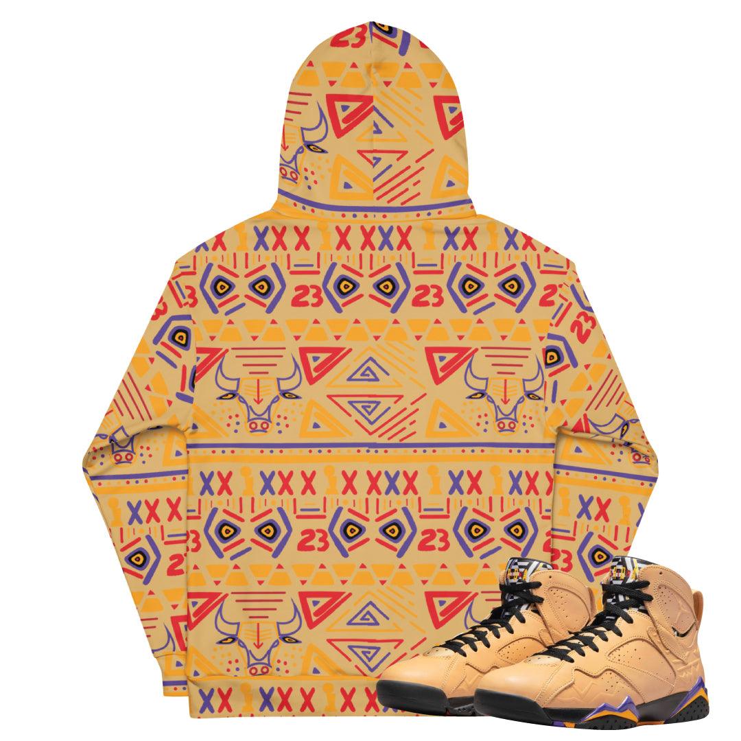 Retro 7 Afrobeats Hoodie - Sneaker Tees to match Air Jordan Sneakers