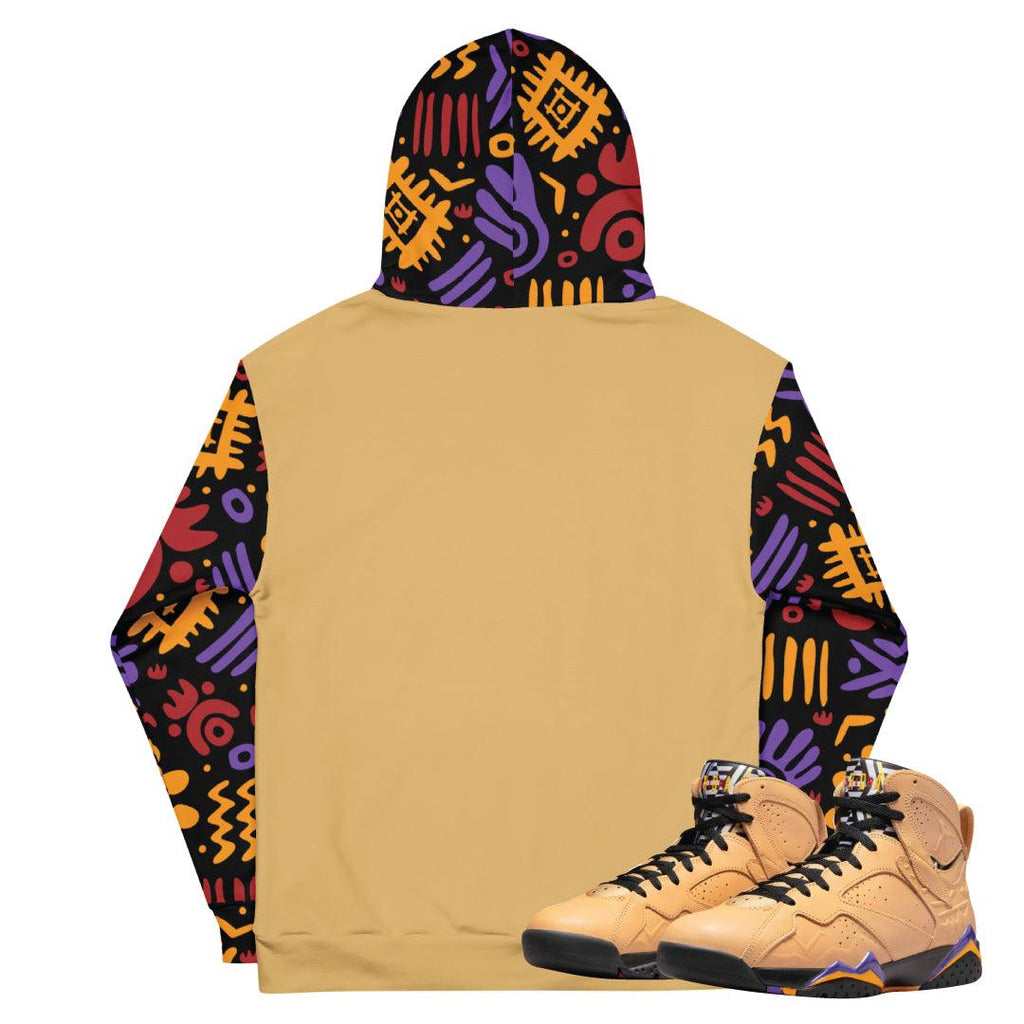 Retro 7 Afrobeats Hoodie - Sneaker Tees to match Air Jordan Sneakers