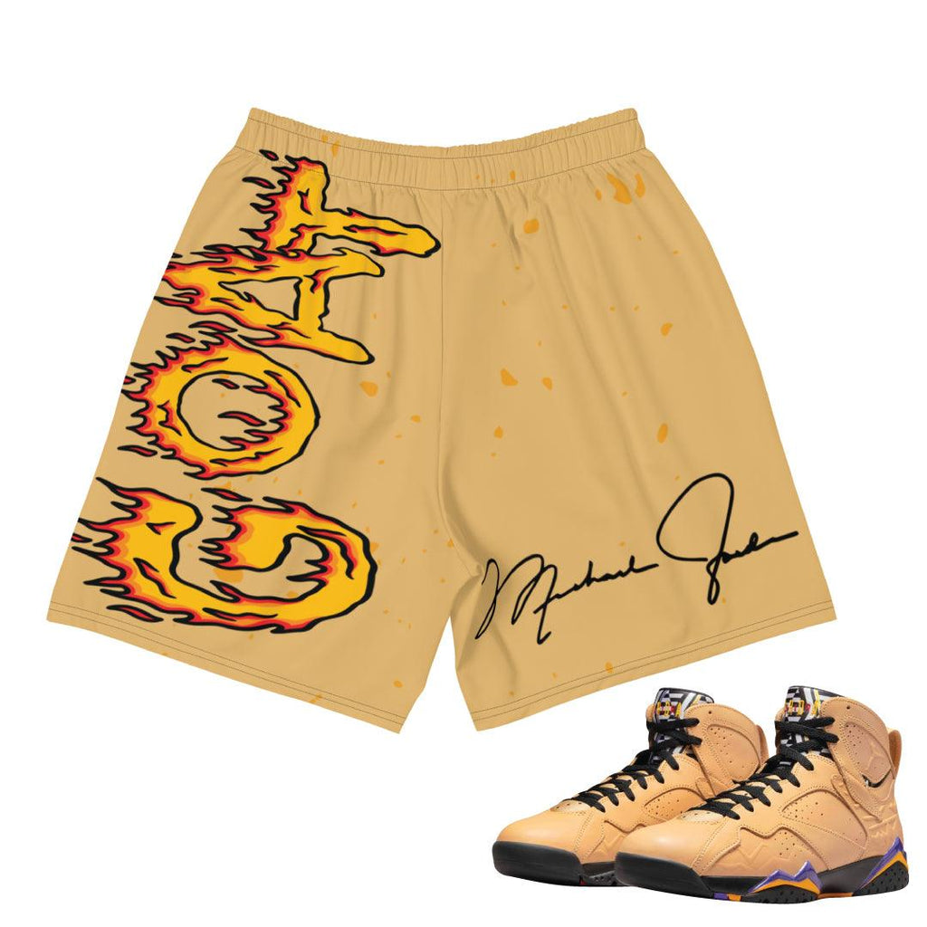Retro 7 Afrobeats "First Love" Shorts - Sneaker Tees to match Air Jordan Sneakers