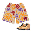 Retro 7 Afrobeats shorts - Sneaker Tees to match Air Jordan Sneakers
