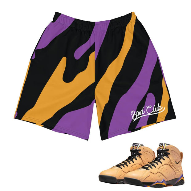 Retro 7 Afrobeats shorts - Sneaker Tees to match Air Jordan Sneakers