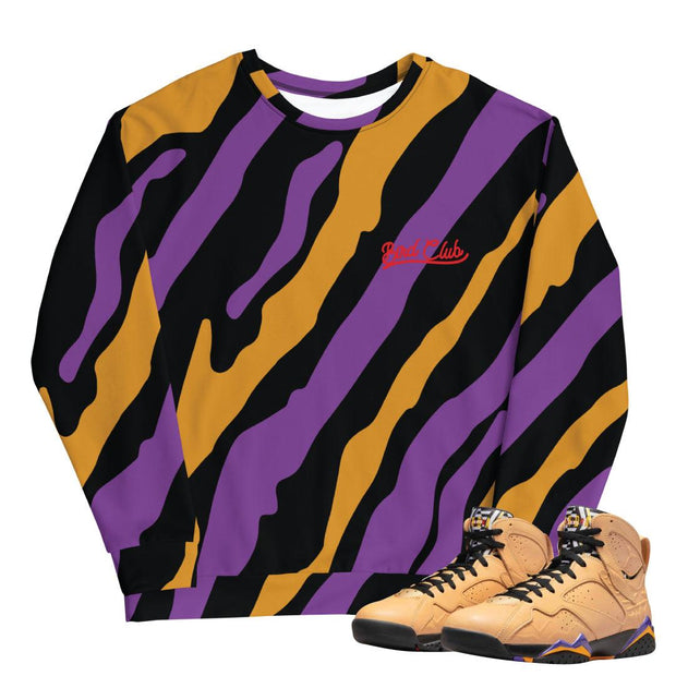 Retro 7 Afrobeats Sweatshirt - Sneaker Tees to match Air Jordan Sneakers