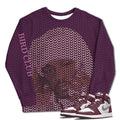 Retro 1 OG Bordeaux Sweater - Sneaker Tees to match Air Jordan Sneakers