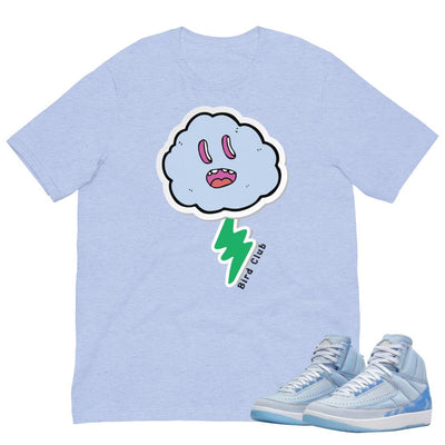 Retro 2 Balvin Cloud Shirt - Sneaker Tees to match Air Jordan Sneakers