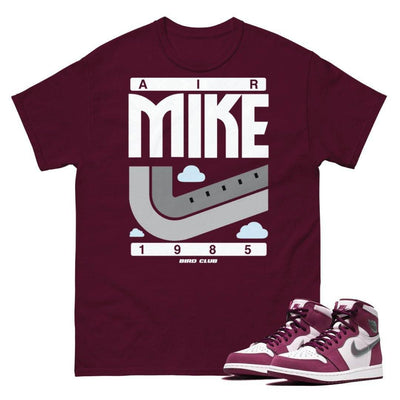 Retro 1 Bordeaux Mike shirt - Sneaker Tees to match Air Jordan Sneakers