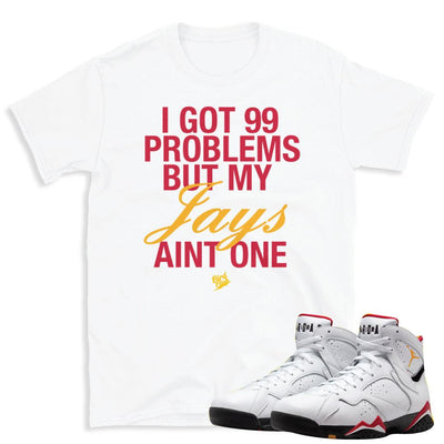 Retro 7 Cardinal Shirt - Sneaker Tees to match Air Jordan Sneakers