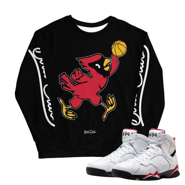 Retro 7 Cardinal Sweatshirt - Sneaker Tees to match Air Jordan Sneakers