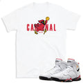 Retro 7 Cardinal Shirt - Sneaker Tees to match Air Jordan Sneakers