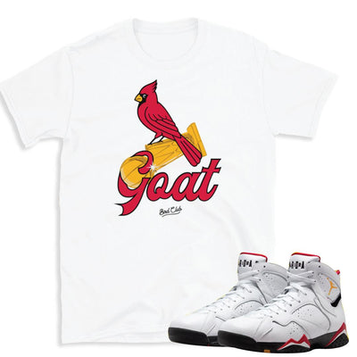 Retro 7 Cardinal Trophy Shirt - Sneaker Tees to match Air Jordan Sneakers