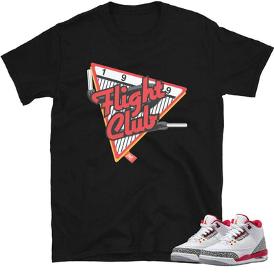 Retro 3 "Cardinal Red" Shirt - Sneaker Tees to match Air Jordan Sneakers