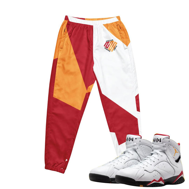 Retro 7 Cardinal OG Track suit pants - Sneaker Tees to match Air Jordan Sneakers
