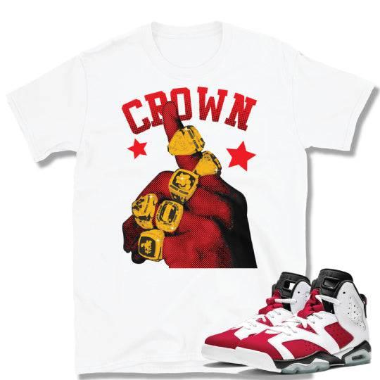 Carmine Retro 6 Sneaker shirt - Sneaker Tees to match Air Jordan Sneakers
