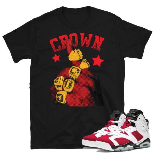 Retro Carmine 6 matching shirt - Sneaker Tees to match Air Jordan Sneakers