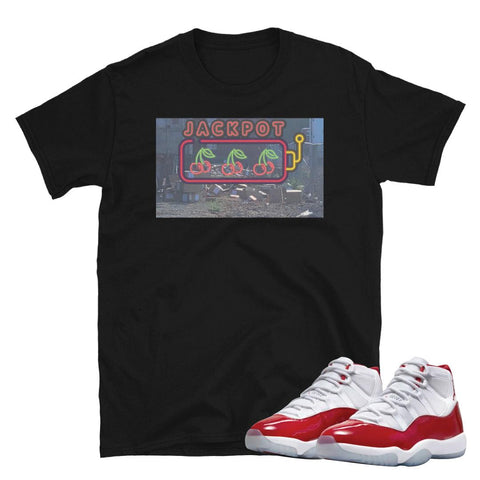 Retro 11 Cherry Red Memphis Shirt - Sneaker Tees to match Air Jordan Sneakers