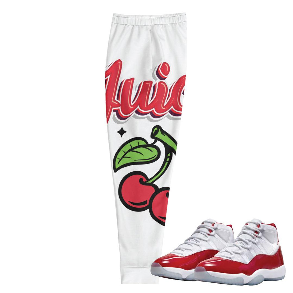 Retro 11 Cherry Red Joggers - Sneaker Tees to match Air Jordan Sneakers