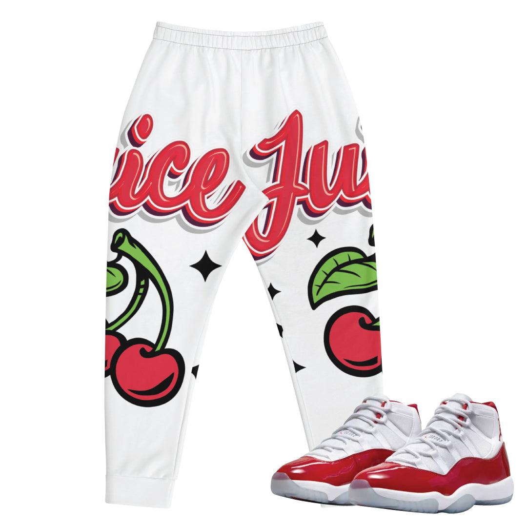 Retro 11 Cherry Red Joggers - Sneaker Tees to match Air Jordan Sneakers