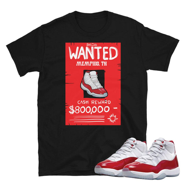 Retro 11 Cherry Red Shirt - Sneaker Tees to match Air Jordan Sneakers