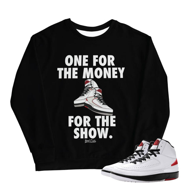 Retro 2 "Chicago" Sweatshirt - Sneaker Tees to match Air Jordan Sneakers
