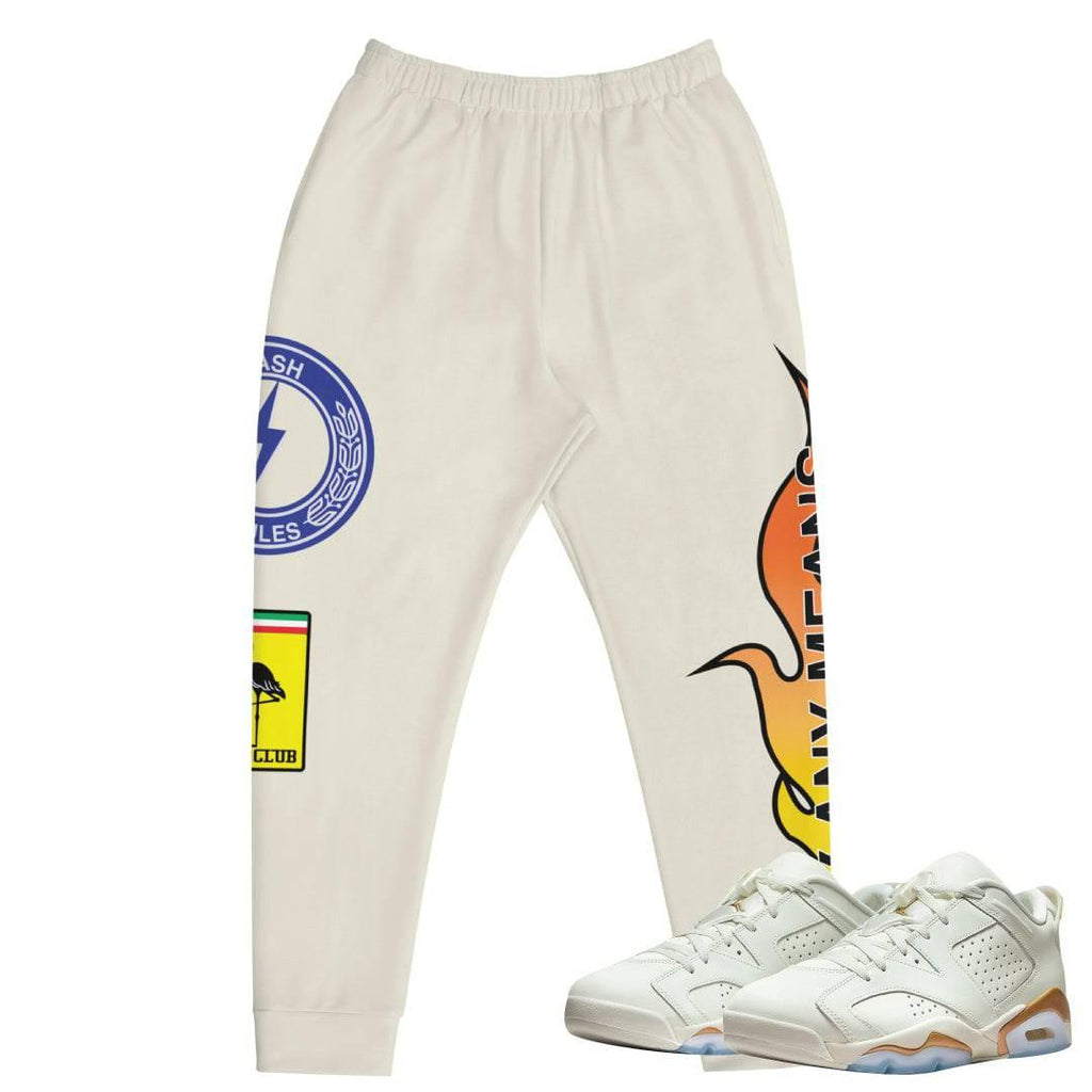Retro 6 Low CNY Joggers - Sneaker Tees to match Air Jordan Sneakers