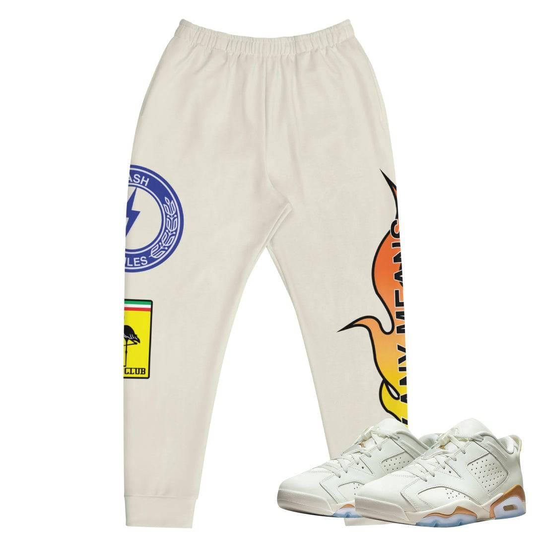 Retro 6 Low CNY Joggers - Sneaker Tees to match Air Jordan Sneakers