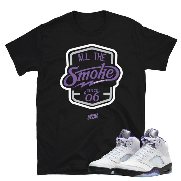 Retro 5 Concord All the Smoke shirt - Sneaker Tees to match Air Jordan Sneakers