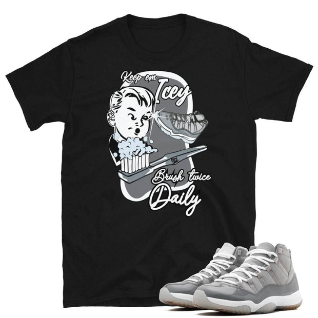 Cool Grey Retro 11 Shirt - Sneaker Tees to match Air Jordan Sneakers