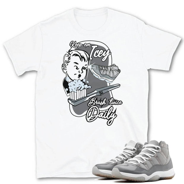 Retro Cool Grey 11 Shirt - Sneaker Tees to match Air Jordan Sneakers