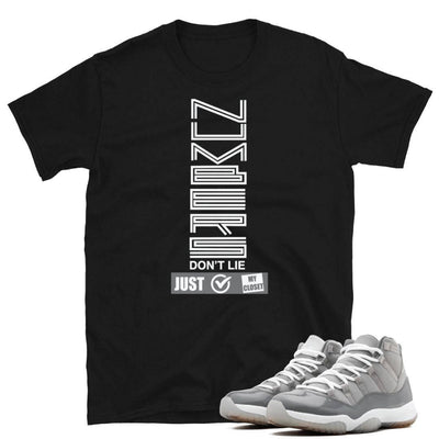 Retro Cool Grey 11 Shirt - Sneaker Tees to match Air Jordan Sneakers