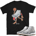 Retro 11 Cool Grey Shirt - Sneaker Tees to match Air Jordan Sneakers