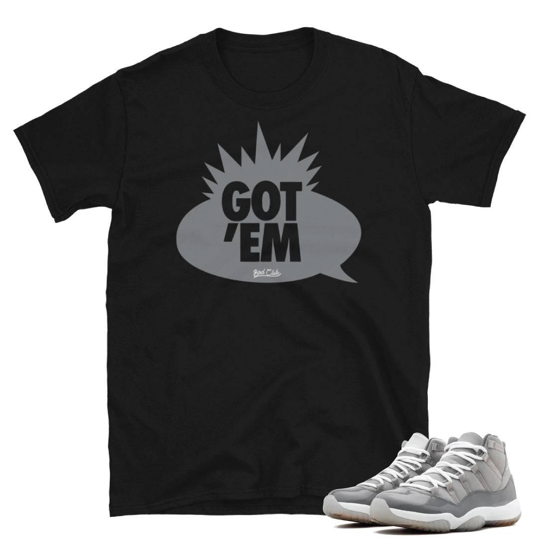 Cool Grey 11 Matching shirt - Sneaker Tees to match Air Jordan Sneakers