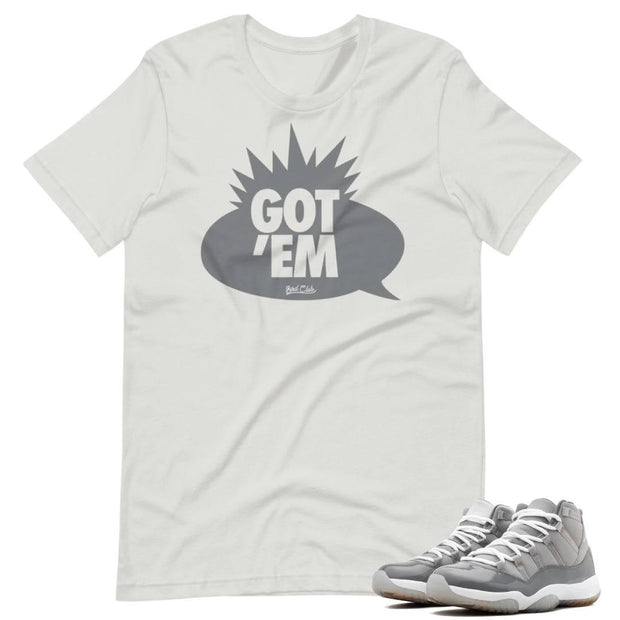 Cool Grey 11 Matching shirt - Sneaker Tees to match Air Jordan Sneakers