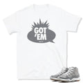 Cool Grey 11 Matching shirt - Sneaker Tees to match Air Jordan Sneakers
