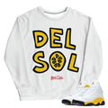 Retro 13 "Del Sol" Sweatshirt - Sneaker Tees to match Air Jordan Sneakers