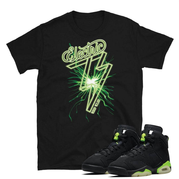 Retro 6 Electric Green Shirt - Sneaker Tees to match Air Jordan Sneakers