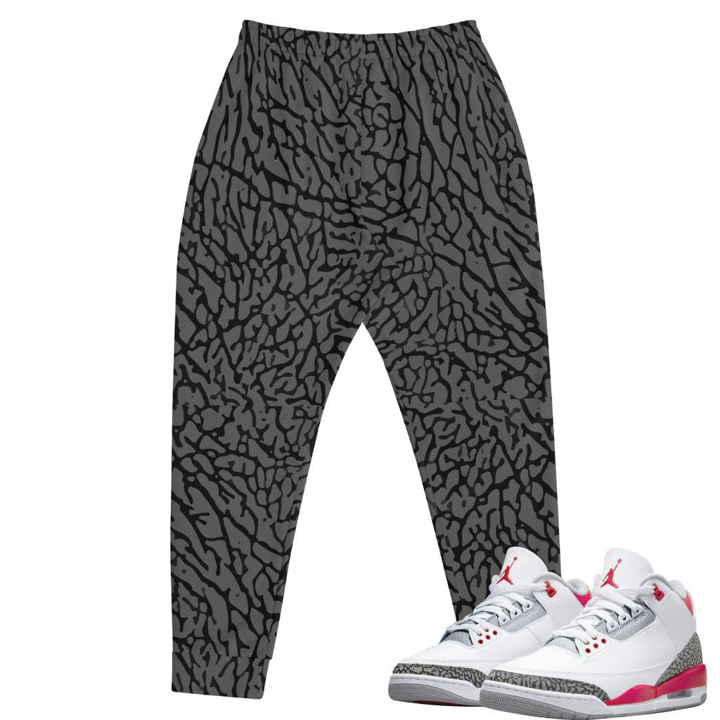 Retro 3 Fire Red OG Joggers - Sneaker Tees to match Air Jordan Sneakers